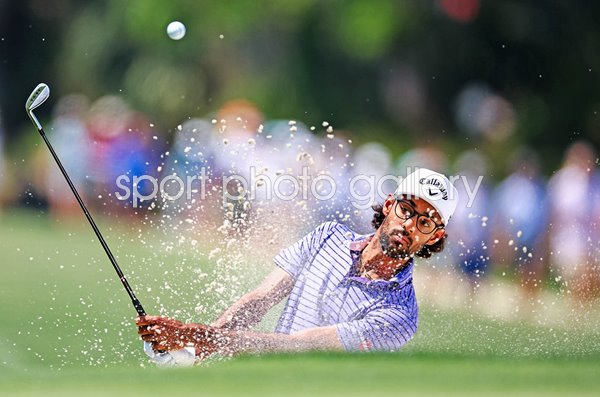 Akshay Bhatia USA bunker shot RBC Heritage Hilton Head 2024