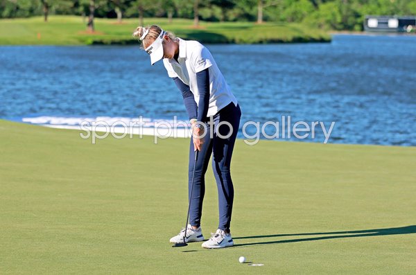 Nelly Korda USA Winning Putt Chevron Championship The Woodlands Texas 2024