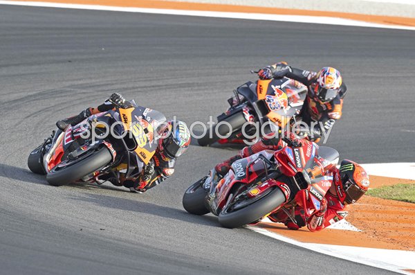 Francesco Bagnaia Italy & Ducati leads Valencia MotoGP 2023