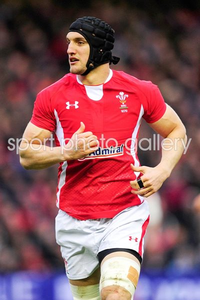 Sam Warburton Wales v Scotland 6 Nations 2013