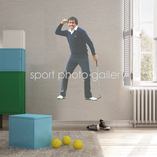 Seve Ballesteros Spain celebrates Winning Birdie 18th Green The Open 1984 Wall Sticker