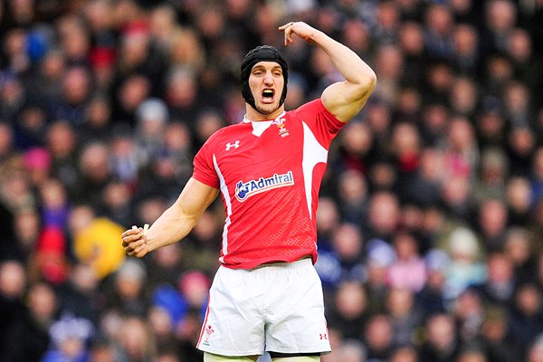 Sam Warburton Wales v Scotland 6 Nations 2013