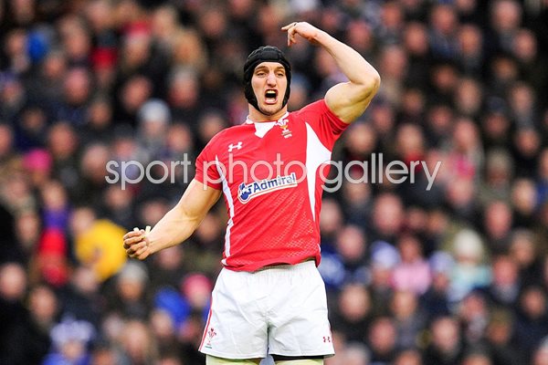 Sam Warburton Wales v Scotland 6 Nations 2013
