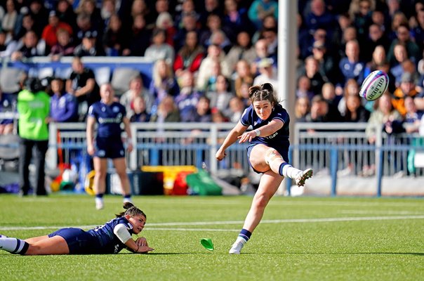 Helen Nelson Scotland penalty kick v France Women's Six Nations 2024
