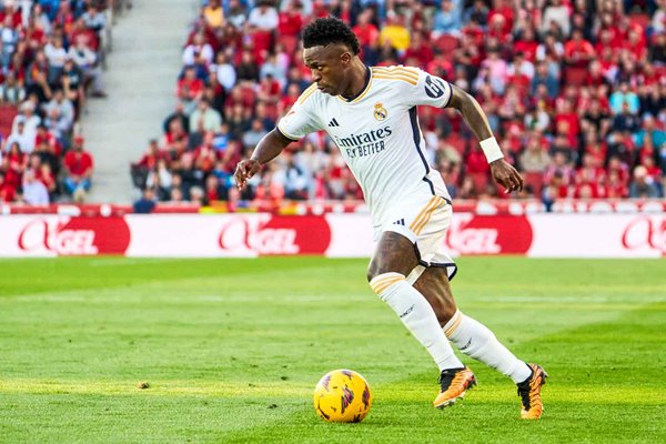 Vinicius Junior Real Madrid v Mallorca La Liga Estadi de Son Moix 2024