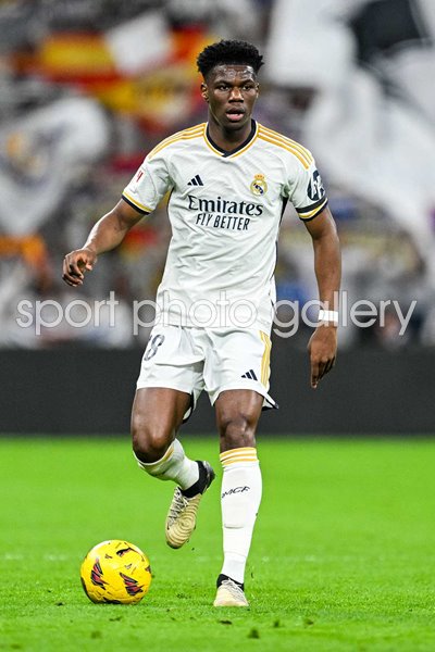 Aurelien Tchouameni Real Madrid v Barcelona La Liga Estadio Santiago Bernabeu 2024