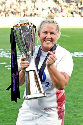 Marlie Packer England Women's Six Nations Grand Slam Winning Captain 2024