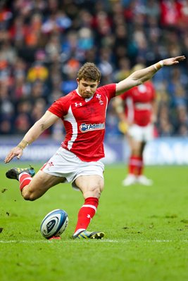 Leigh Halfpenny Wales v Scotland 6 Nations 2013