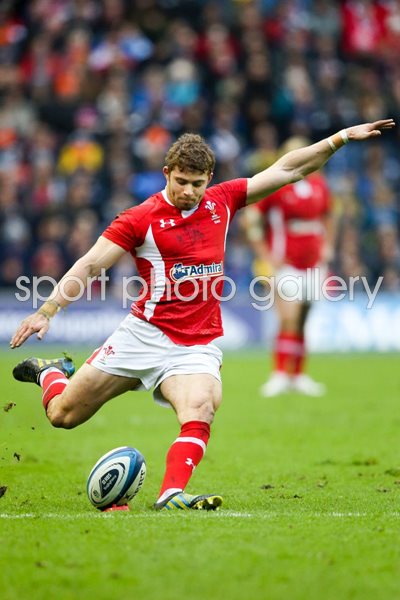Leigh Halfpenny Wales v Scotland 6 Nations 2013
