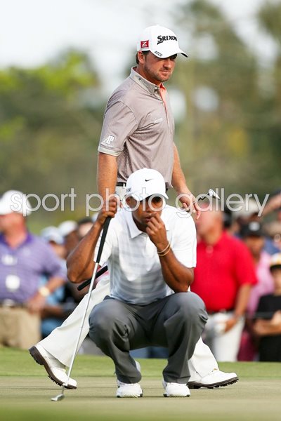 Graeme McDowell and Tiger Woods WGC Doral 2013