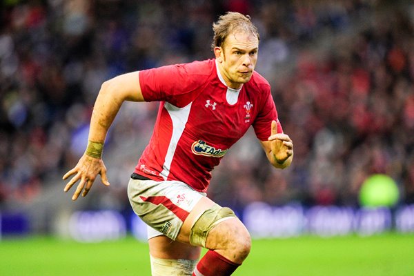 Alun Wyn-Jones Wales v Scotland 6 Nations 2013