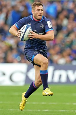 Jordan Larmour Leinster v Northampton Champions Cup Semi Final Dublin 2024