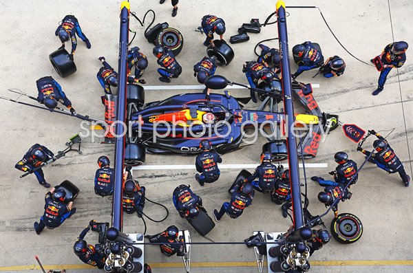 Max Verstappen Netherlands & Red Bull Racing Pit Stop Chinese Grand Prix 2024