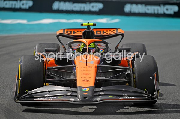 Lando Norris McLaren MCL38 Mercedes Miami Grand Prix Winner 2024