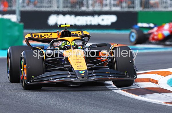 Lando Norris Great Britain McLaren MCL38 Mercedes Miami Grand Prix Qualifying 2024