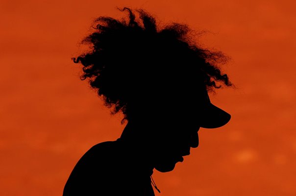 Naomi Osaka Japan silhouette Madrid Open ATP Tour 2024