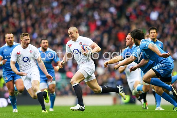 Mike Brown England v Italy 6 Nations Twickenham 2013