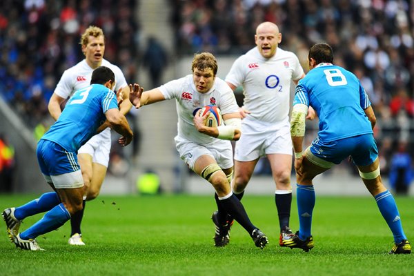 Joe Launchbury England v Italy Six Nations 2013