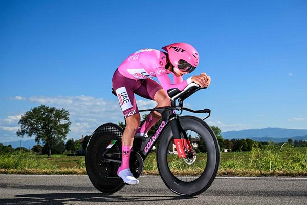 Tadej Pogacar Slovenia Stage 7 Individual Time Trial winner Giro d'Italia 2024