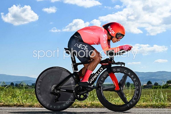 Jhonatan Narvaez of Ecuador Time Trial Stage 7 Giro d'Italia 2024
