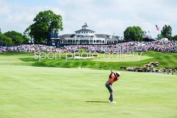 Tiger Woods USA par 5 18th Hole USPGA Valhalla Golf Club 2024