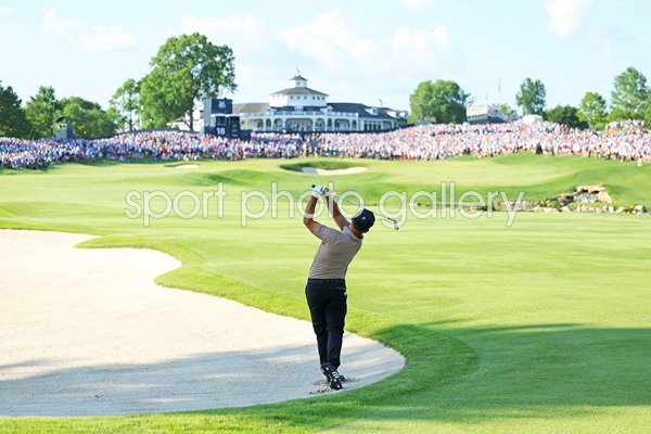 Xander Schauffele USA 18th fairway Final Round USPGA Championship 2024