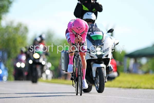 Tadej Pogacar Slovenia Individual Time Trial Stage 14 Giro 2024
