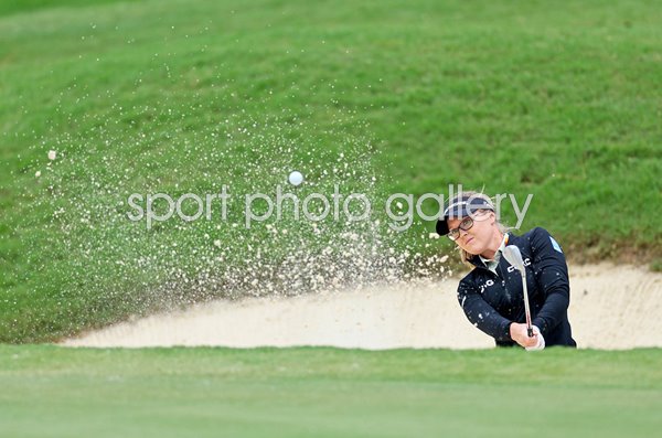 Brooke Henderson Canada bunker shot The Chevron Championship Texas 2024