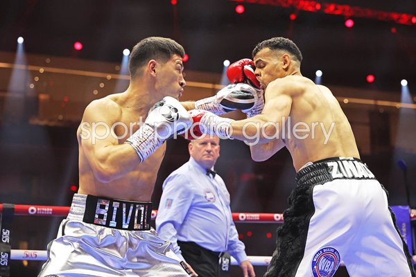 Dmitrii Bivol punches Malik Zinad 5v5 Riyadh Saudi Arabia 2024