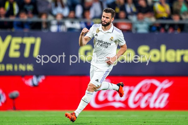 Nacho Fernandez Real Madrid celebrates v Cadiz La Liga 2023