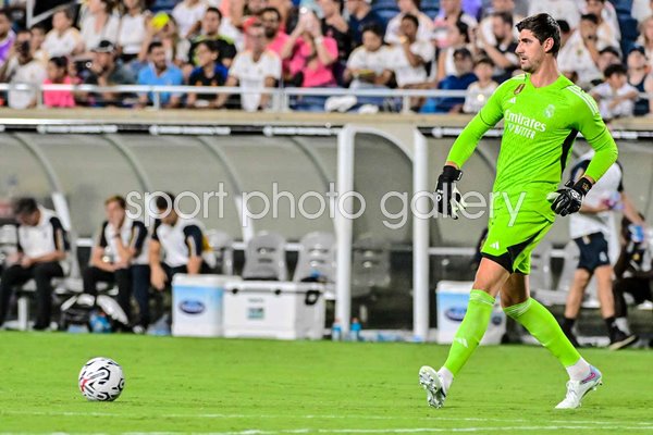 Thibaut Courtois Real Madrid v Juventus Orlando Florida 2023