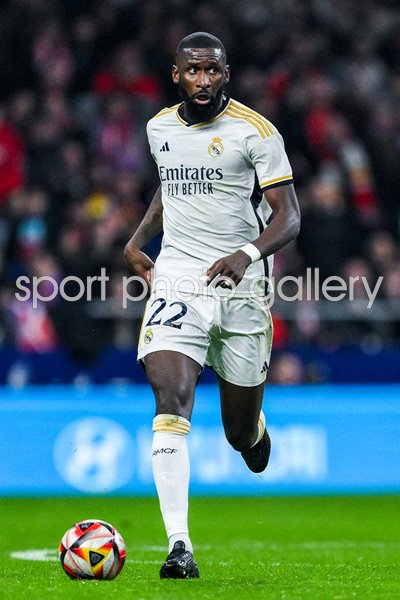 Antonio Rudiger Real Madrid v Atletico Civitas Metropolitano Stadium Copa del Rey 2024