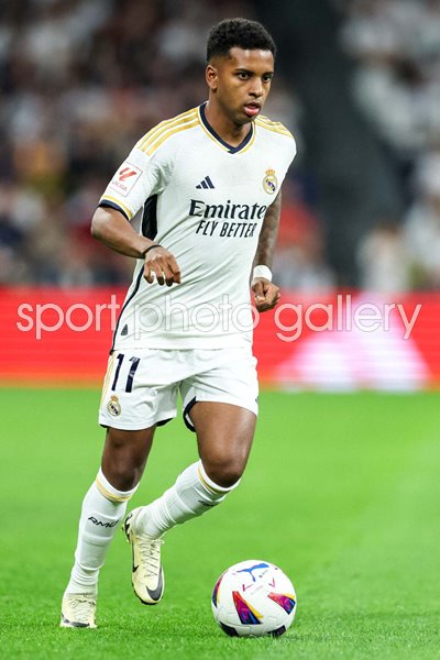 Rodrygo Real Madrid v Deportivo Santiago Bernabeu La Liga 2024