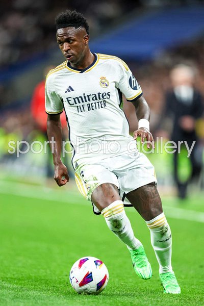 Vinicius Junior Real Madrid v Deportivo Santiago Bernabeu La Liga 2024