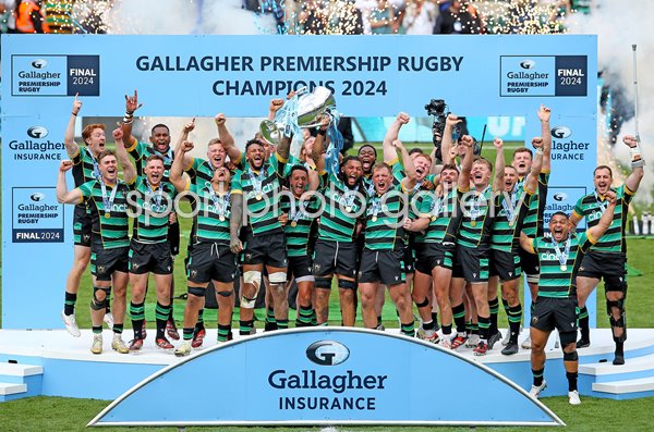 Northampton Saints Premiership Rugby Champions Twickenham 2024
