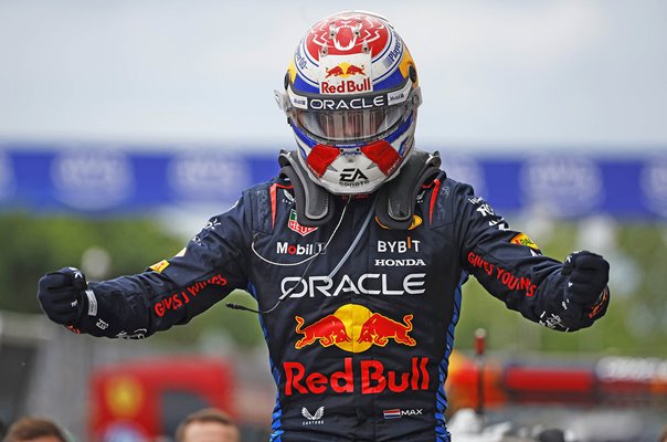 Race winner Max Verstappen Netherlands celebrates Canadian Grand Prix 2024