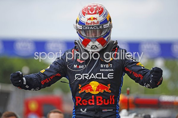 Race winner Max Verstappen Netherlands celebrates Canadian Grand Prix 2024
