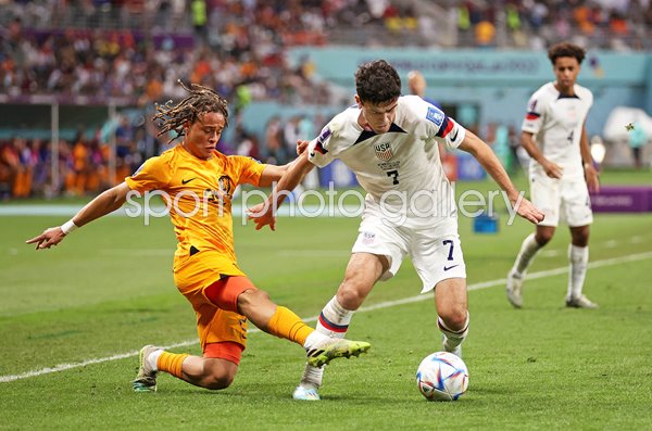 Xavi Simons Netherlands v Giovanni Reyna Last 16 World Cup Qatar 2022