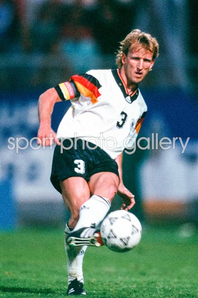 Andreas Brehme Germany v Russia Euro Sweden 1992