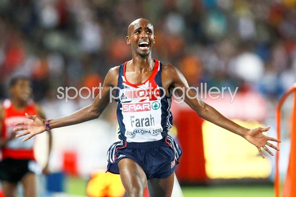 Mo Farah wins the 5000m men gold