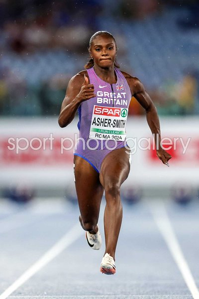 Dina Asher-Smith Great Britain wins 100m Gold Roame European Athletics 2024
