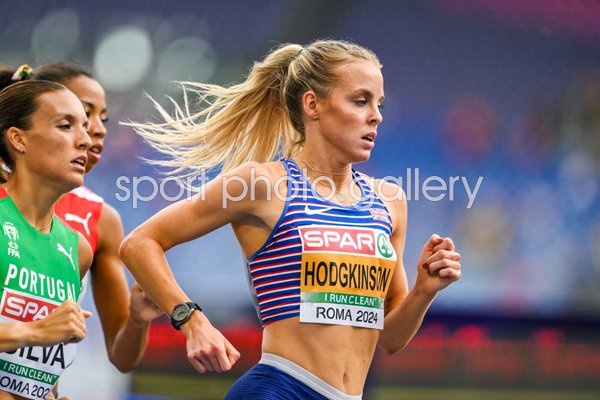 Keely Hodgkinson Great Britain 800m Gold European Athletics Rome 2024 
