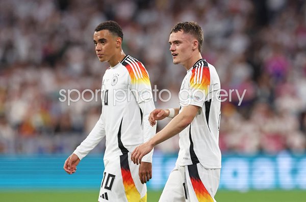 Jamal Musiala & Florian Wirtz Germany v Scotland Group A Munich EURO 2024