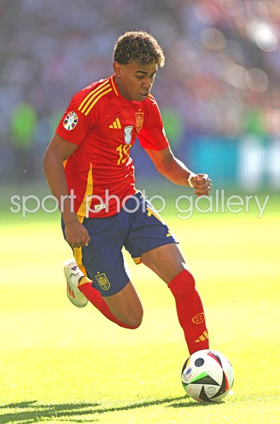 Lamine Yamal Spain v Croatia Group B Berlin EURO 2024