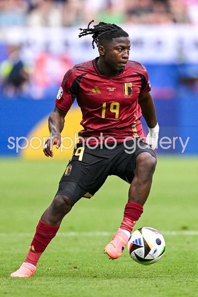 Johan Bakayoko Belgium v Slovakia Group E Frankfurt Arena EURO 2024