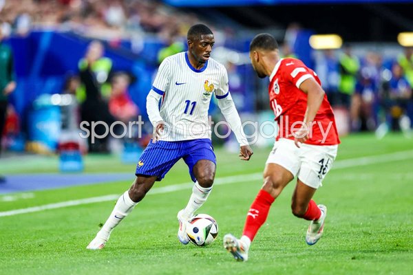 Ousmane Dembele France v Austria Dusseldorf Arena EURO 2024