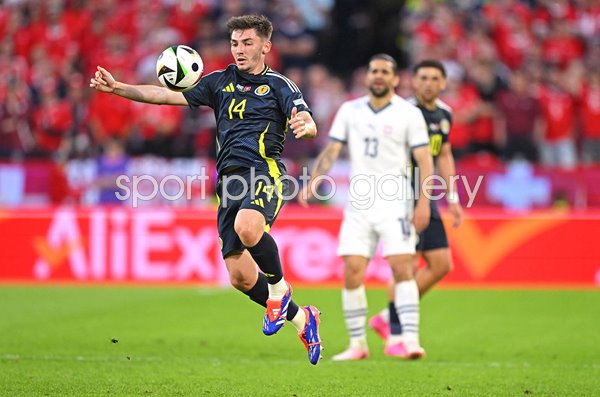 Billy Gilmour Scotland in control v Switzerland Group A Cologne EURO 2024