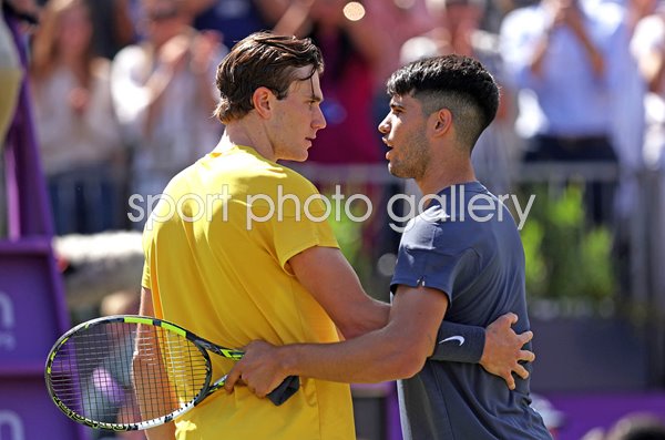 Jack Draper Great Britain beats Carlos Alcaraz Queen's Club 2024