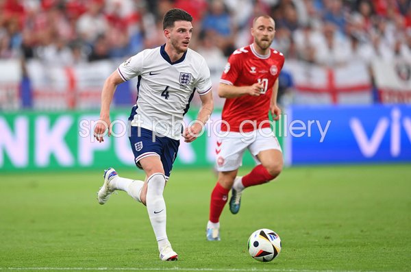 Declan Rice England v Denmark Group C Frankfurt EURO 2024