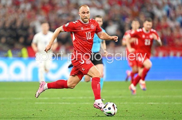 Christian Eriksen Denmark v Serbia Group C Munich EURO 2024
